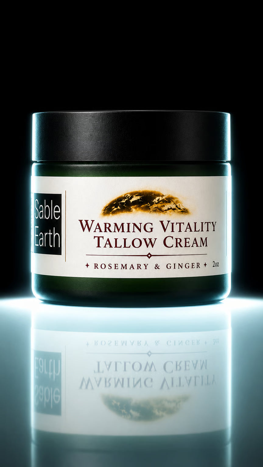 Warming Vitality Tallow Cream – Rosemary Ginger - Limited Edition