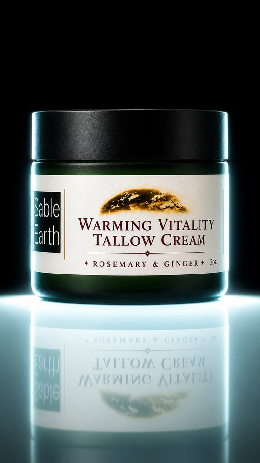 Warming Vitality Tallow Cream – Rosemary Ginger - Limited Edition